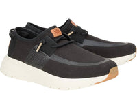 HEY DUDE Women's Sirocco Neutrals Sneakers in black - women's sneaker - detail view