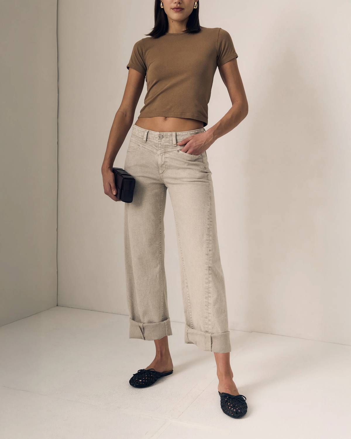 Le Jean - Selena Crop Cuffed Jean