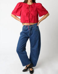Olivaceous - Ciera Tie Front Top