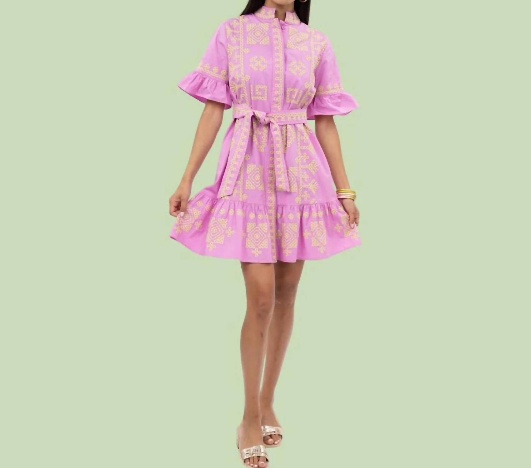 Uncle Frank - The Madison Embroidered Dress