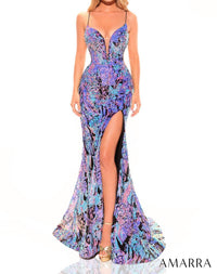 Amarra - Plunging Sweetheart Gown