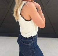 Mccolin - Button Front Statement Vest