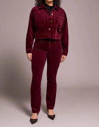 Tribal - Button-front Stretch Corduroy Jacket