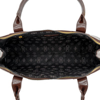 Like Dreams - Women's Pecan Lock East West Shoulder Bag