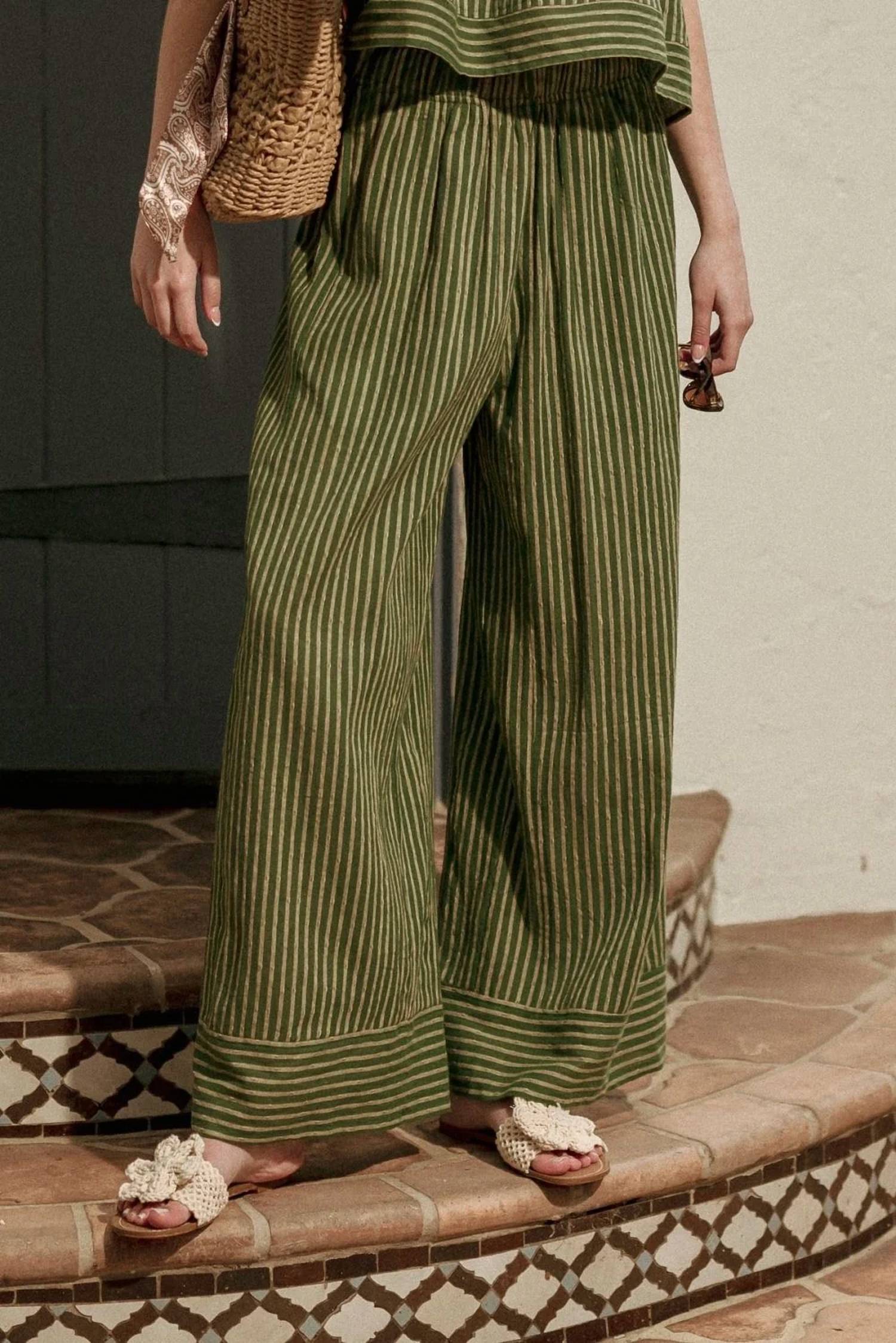 Miou Muse - Market Stripe Pants