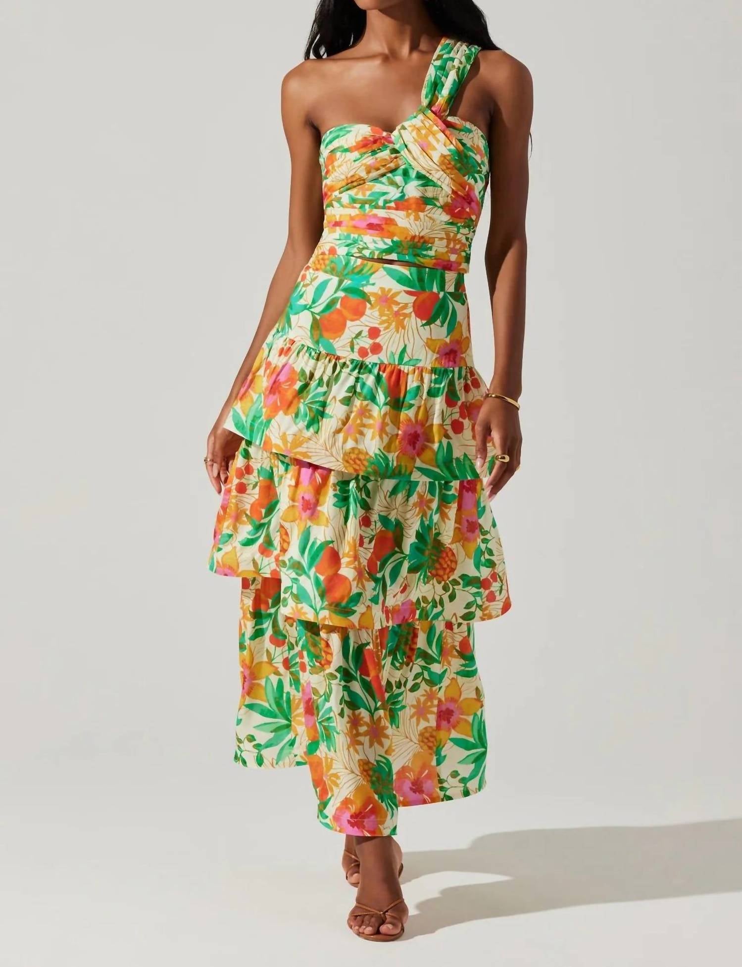 Astr - Rooni Tiered Maxi Skirt