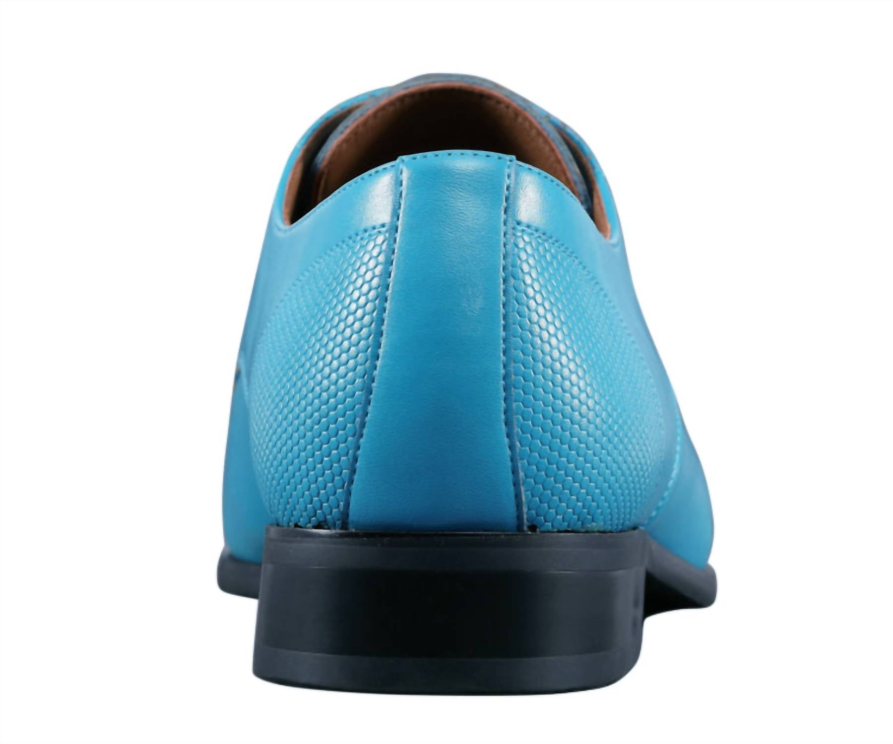 Amali Men's Russo Oxford Shoes in teal - men's shoe - alternate view