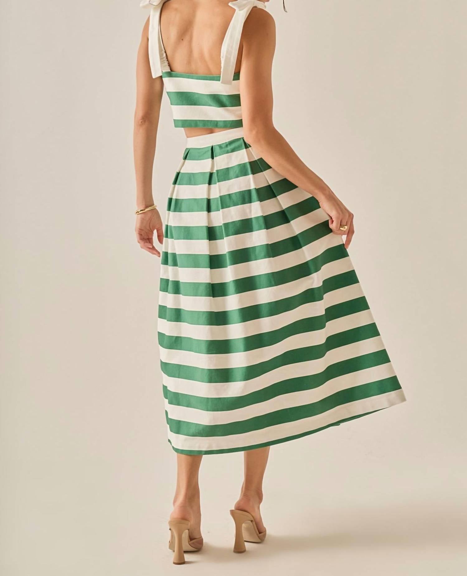 English Factory - Bold Stripe Sleeveless Top
