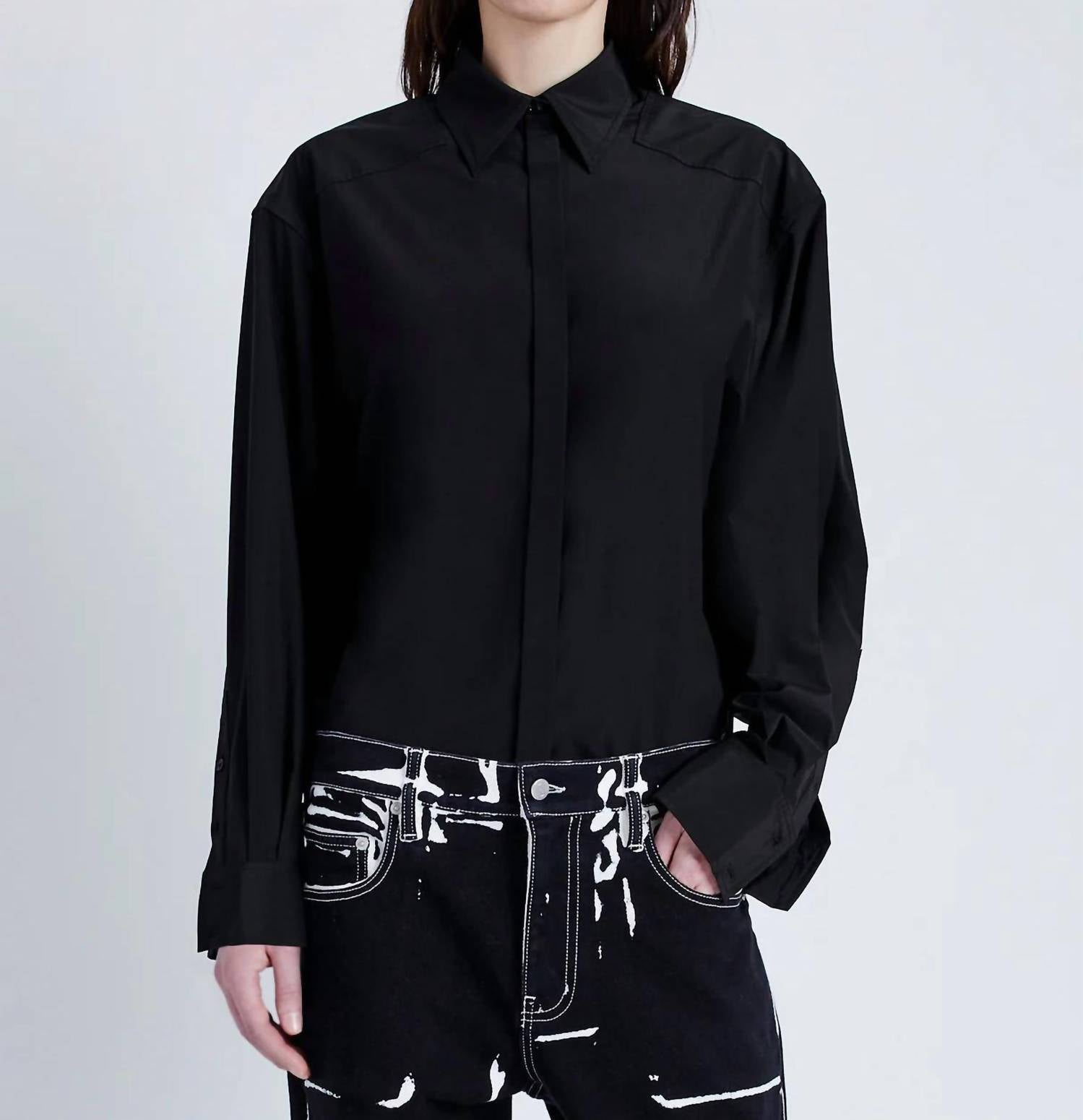 Proenza Schouler - Demi Button Down Blouse