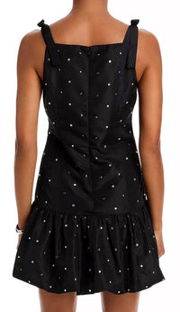 Aqua - Rhinestone Mini Dress