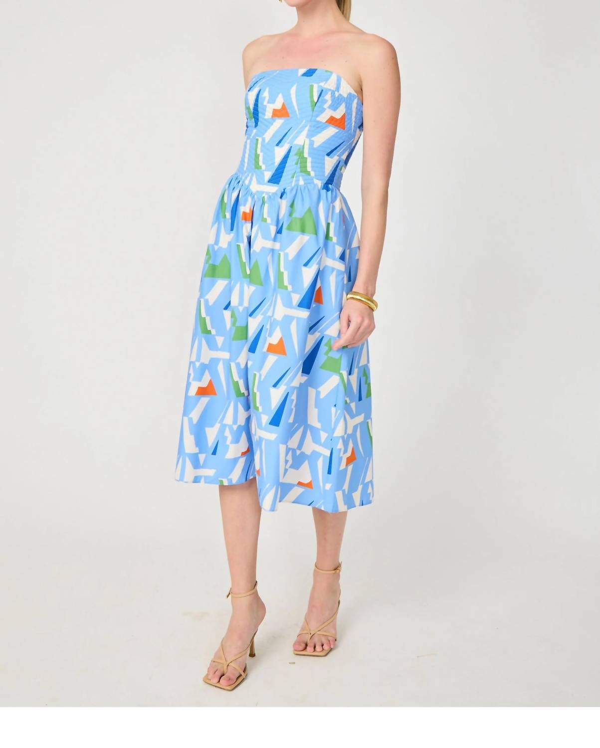 Gilner Farrar - Luanna Strapless Quilted Dress