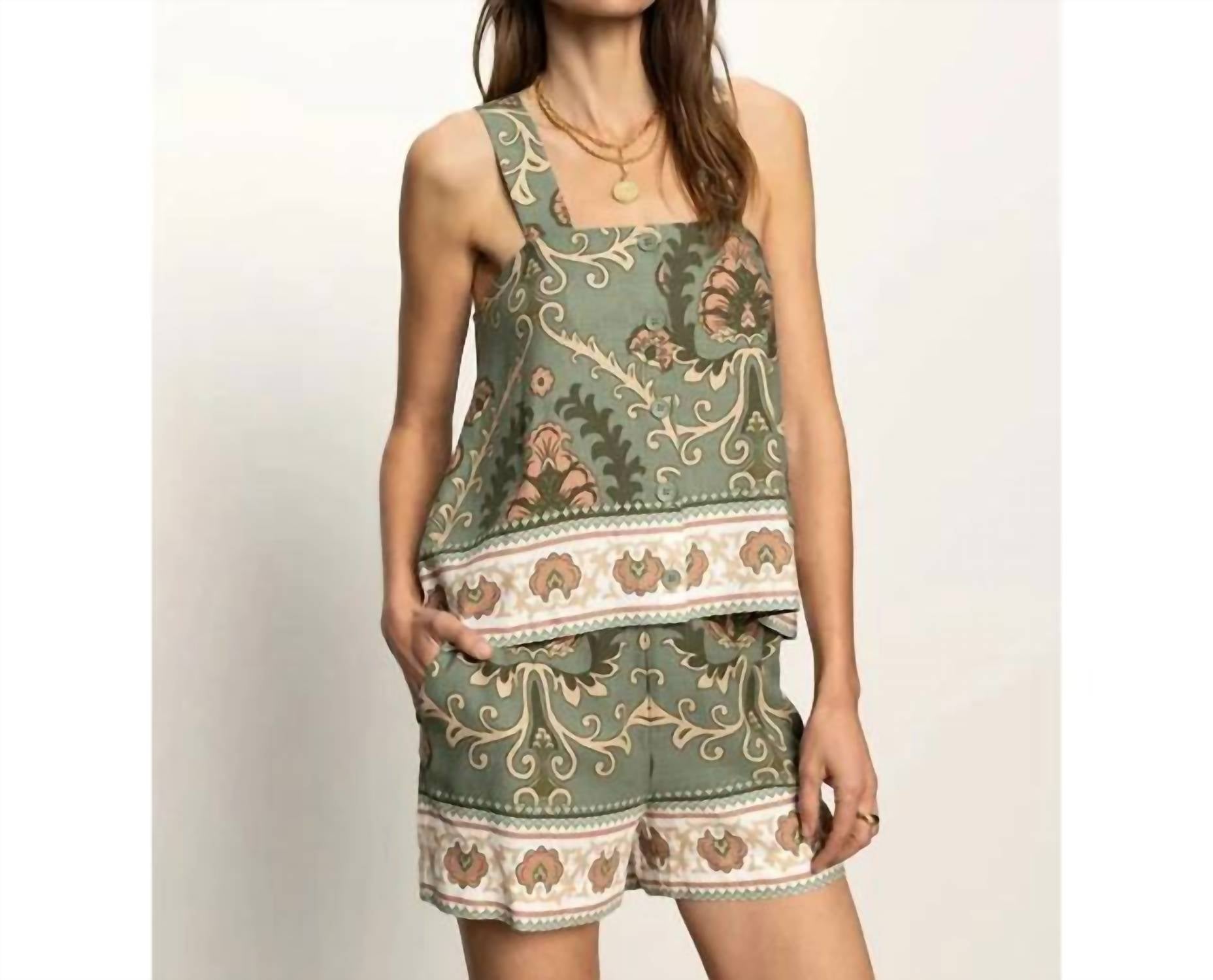 Sanctuary - Button Back Cami Top