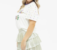 Gabriel + Simone - Sequin “mardi Gras” Princess Top