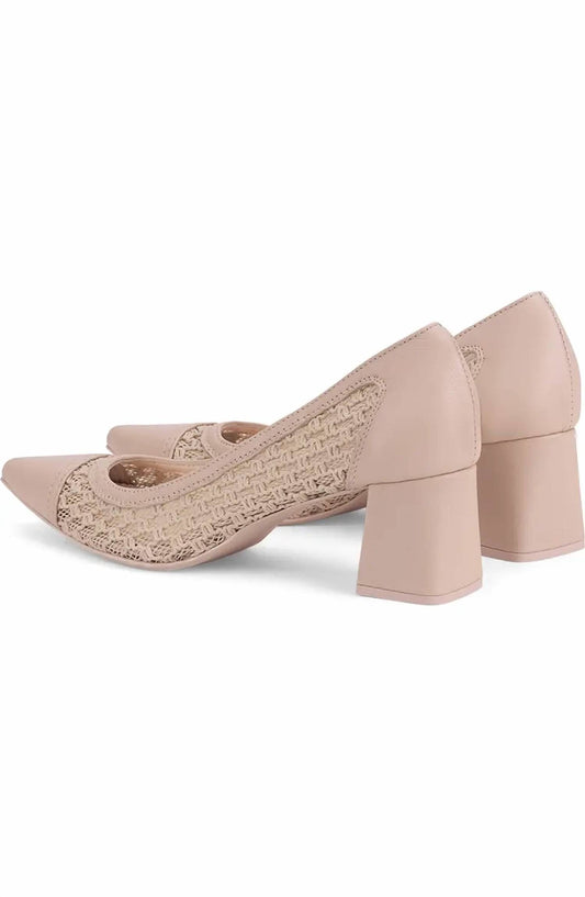 Agl - Women's Crochet Block Heels