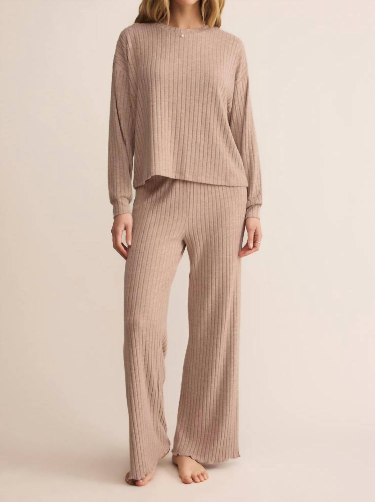 Z Supply - Dawn Smocked Silky Rib Pant