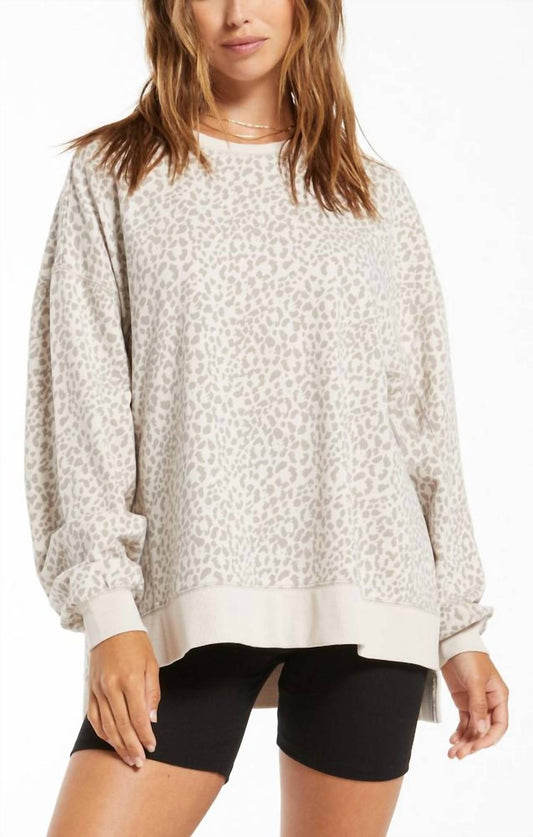 Z Supply - Tonal Leopard Modern Weekender Sweater