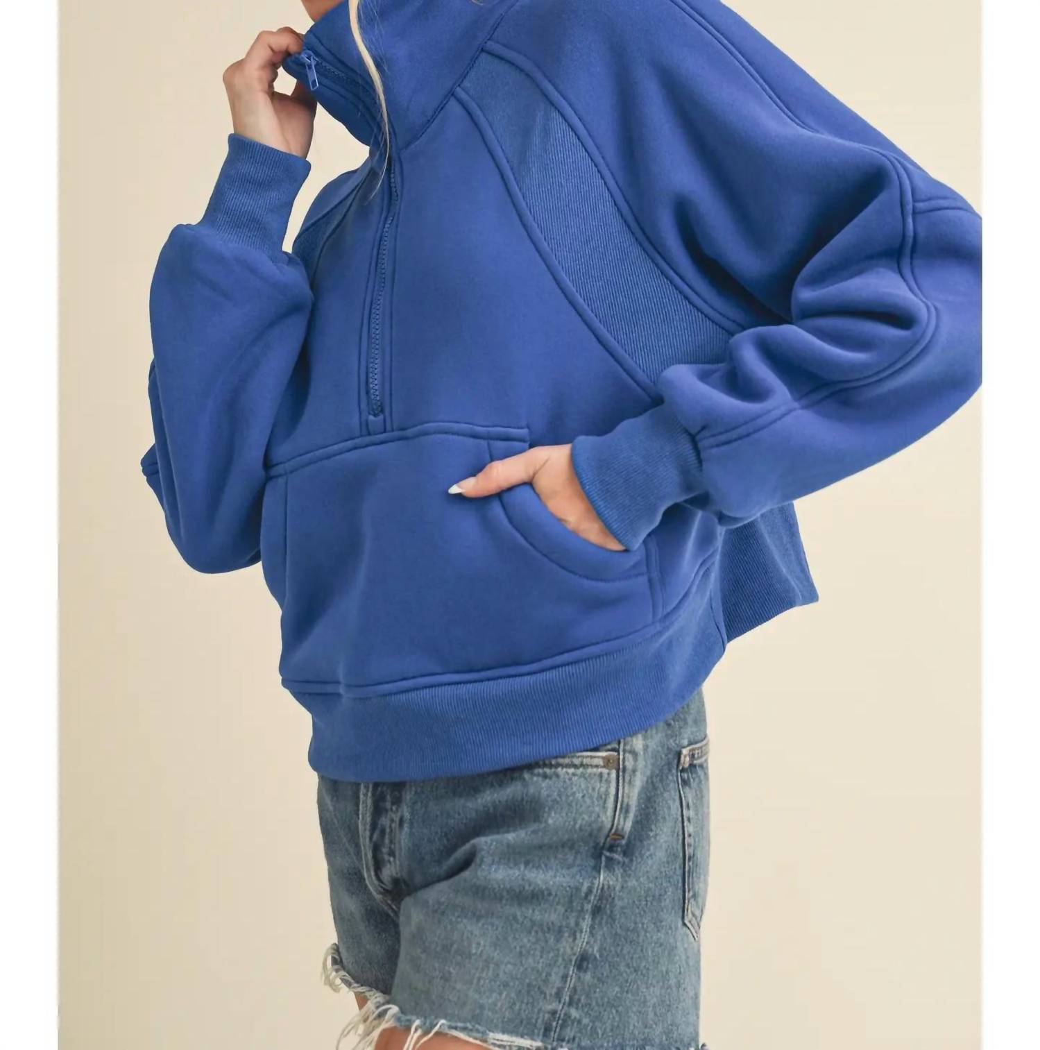 Aemi + Co - Dove Funnel Neck Sweater