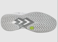 K-Swiss Women's Ultrashot Team Tennis Shoe in gray violet white lime green - women's shoe - detail view