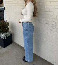 Flying Monkey - Alina High Rise Barrel Jeans