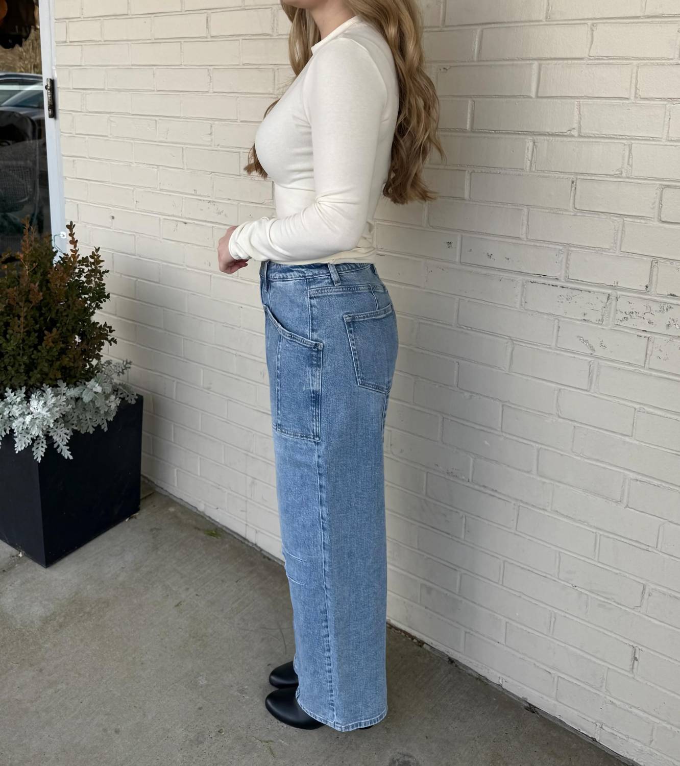 Flying Monkey - Alina High Rise Barrel Jeans