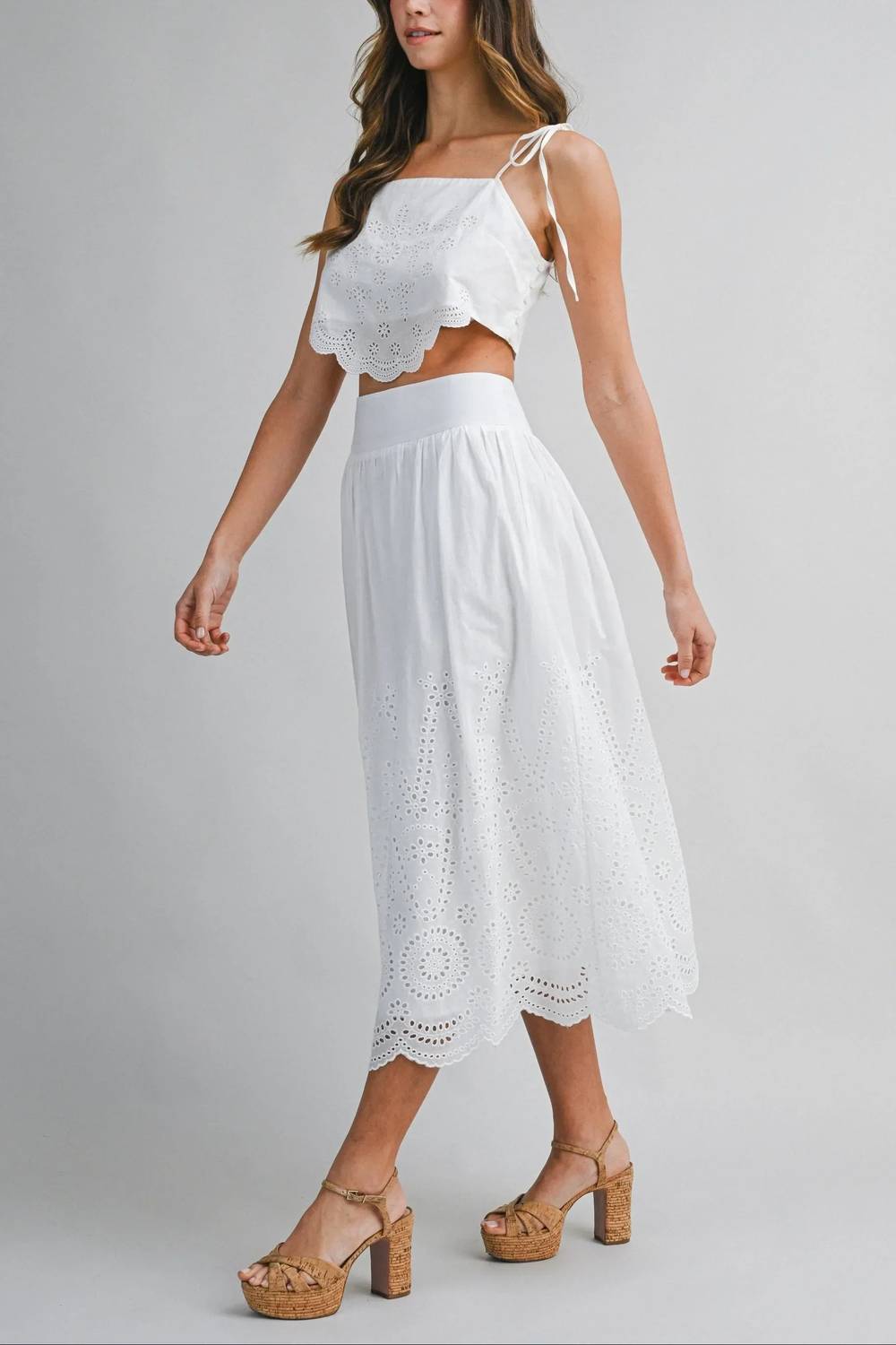 Mable - Lola Eyelet Maxi Set