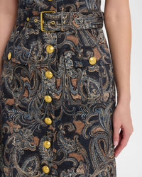 L'Agence - Idy Button Front Dress
