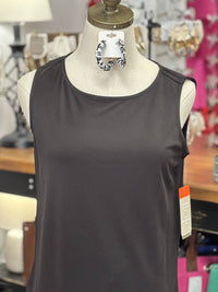 Multiples Women's I’m Ready Tank Top in black - women's tank top - detail view