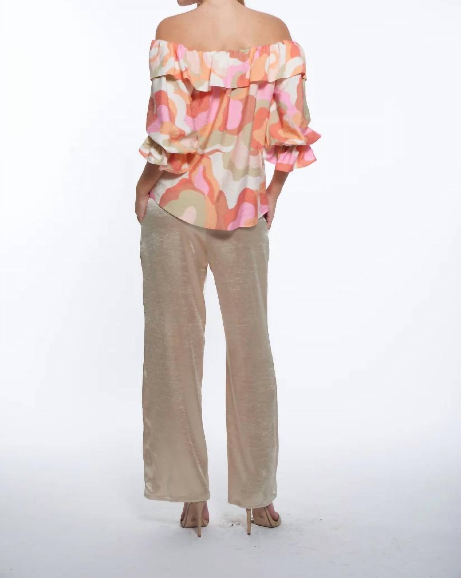 Julian Chang - Pier Off The Shoulder Top