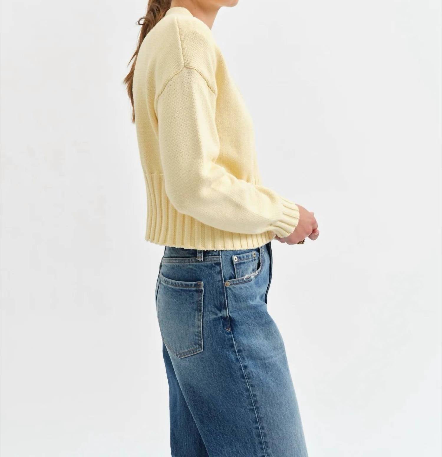 Daze - Eden Cropped Cardigan