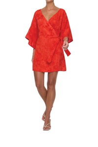 Khush - Kimono Sleeve Wrap Dress