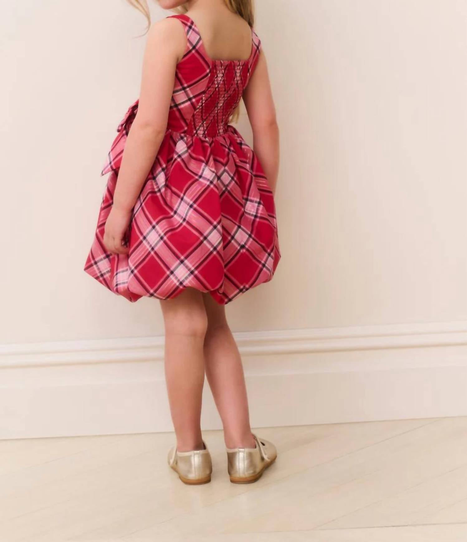 Loveshackfancy - Girl's Mini Tima Tartan Dress