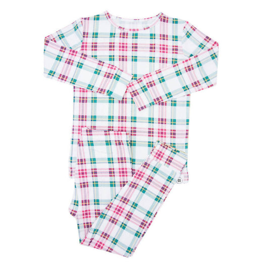 Sweet Bamboo - Kids Tartan Bamboo Pajama Set
