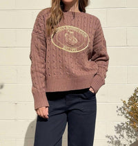 Bailey Rose - Macy Cable Knit Sweater