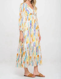 Meet Me In Santorini - Small Valley Teal Tula Maxi Dress