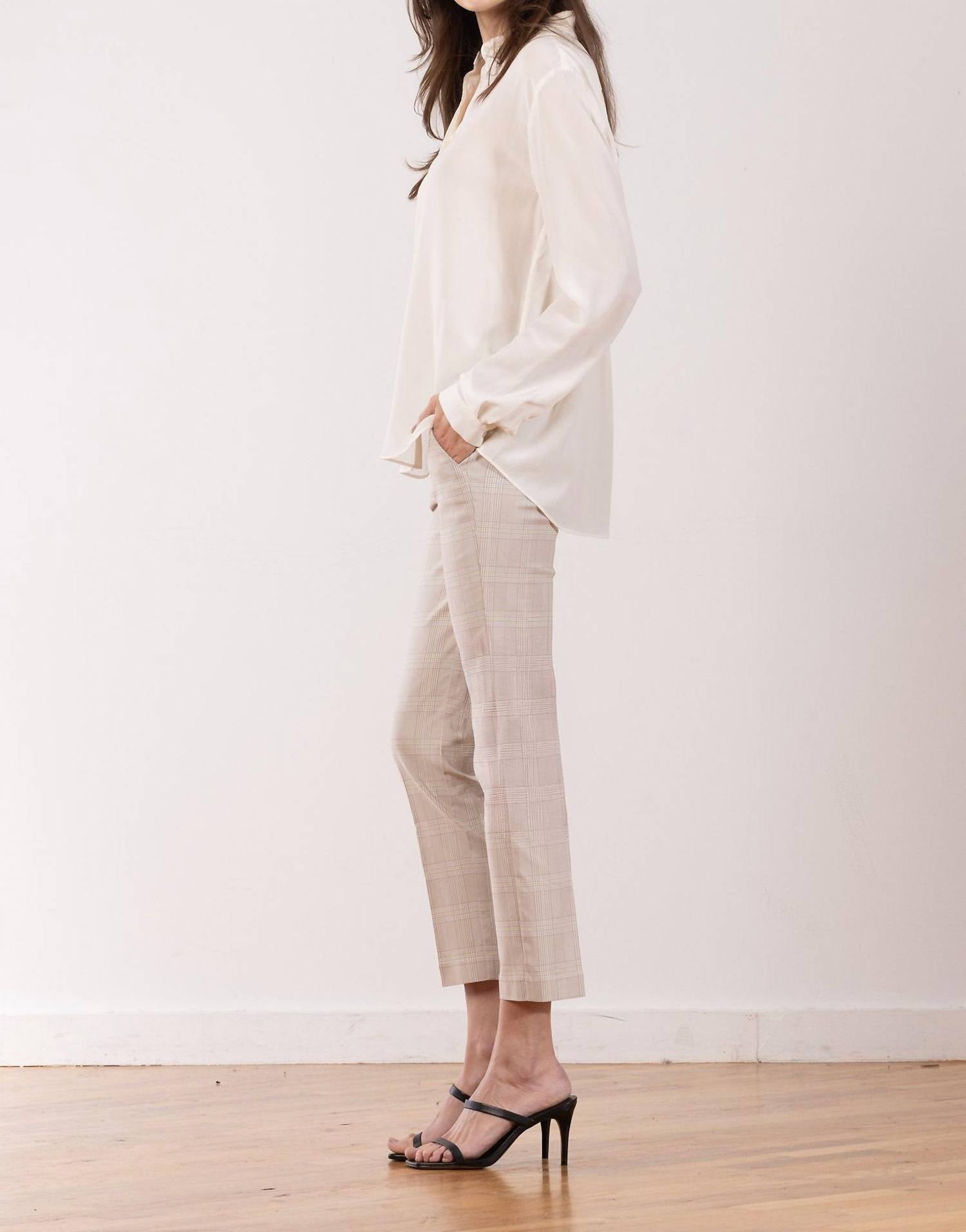 Avenue Montaigne - Lulu Straight Cropped Pant