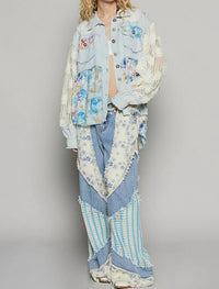 Pol - Lucy Long Sleeve Button Front Jacket