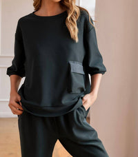 Joh - Karen Knit Crepe Top