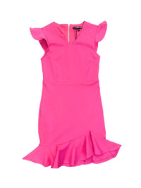 Miss Behave Girls - Fiona V Neck Ruffle Dress