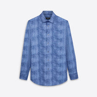 Bugatchi Uomo - James Polka Dot Print Ooohcotton Shirt