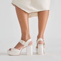 Dolce Vita Women's Bobby Pearl Heels in white - women's heels - alternate view