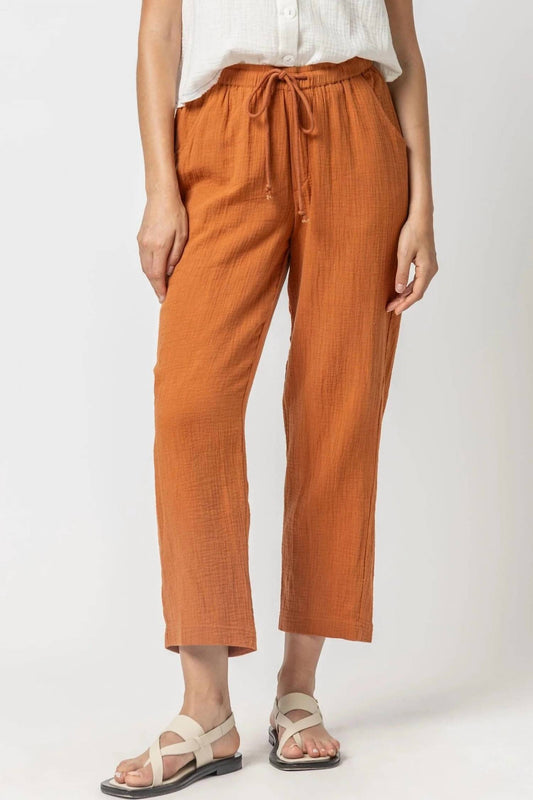 Lilla P - Straight Leg Gauze Pants