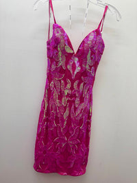 Jovani - Women's Beaded V-neck Homecoming Dress