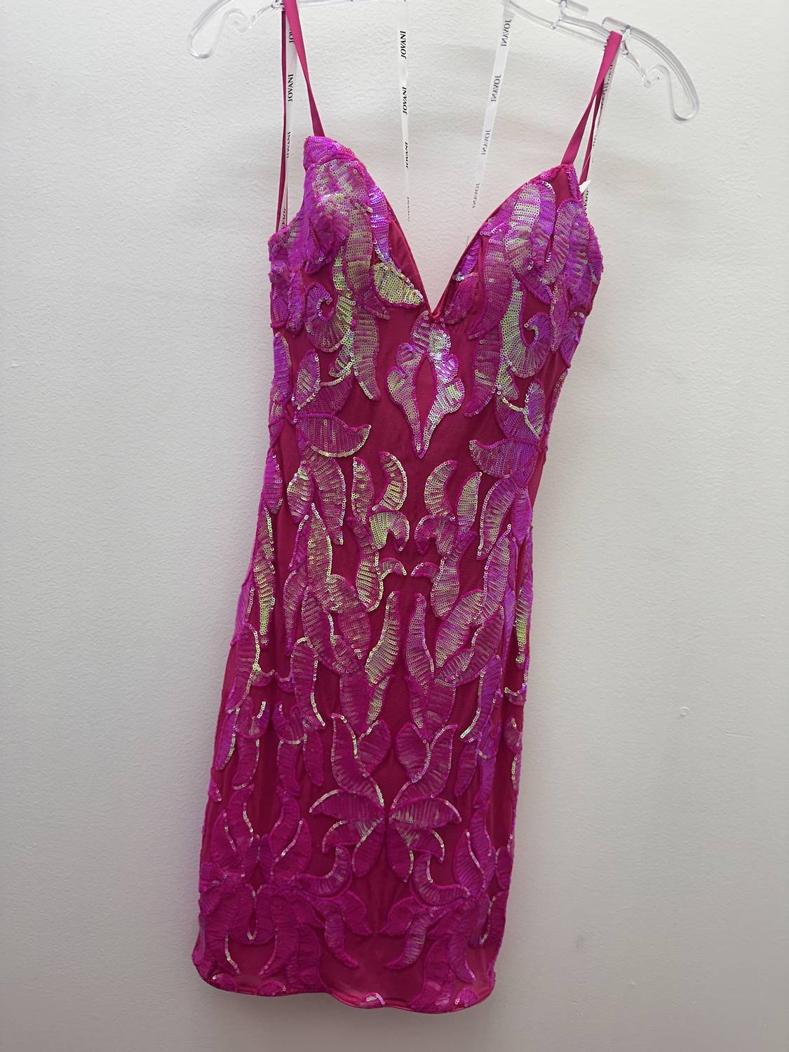 Jovani - Women's Beaded V-neck Homecoming Dress