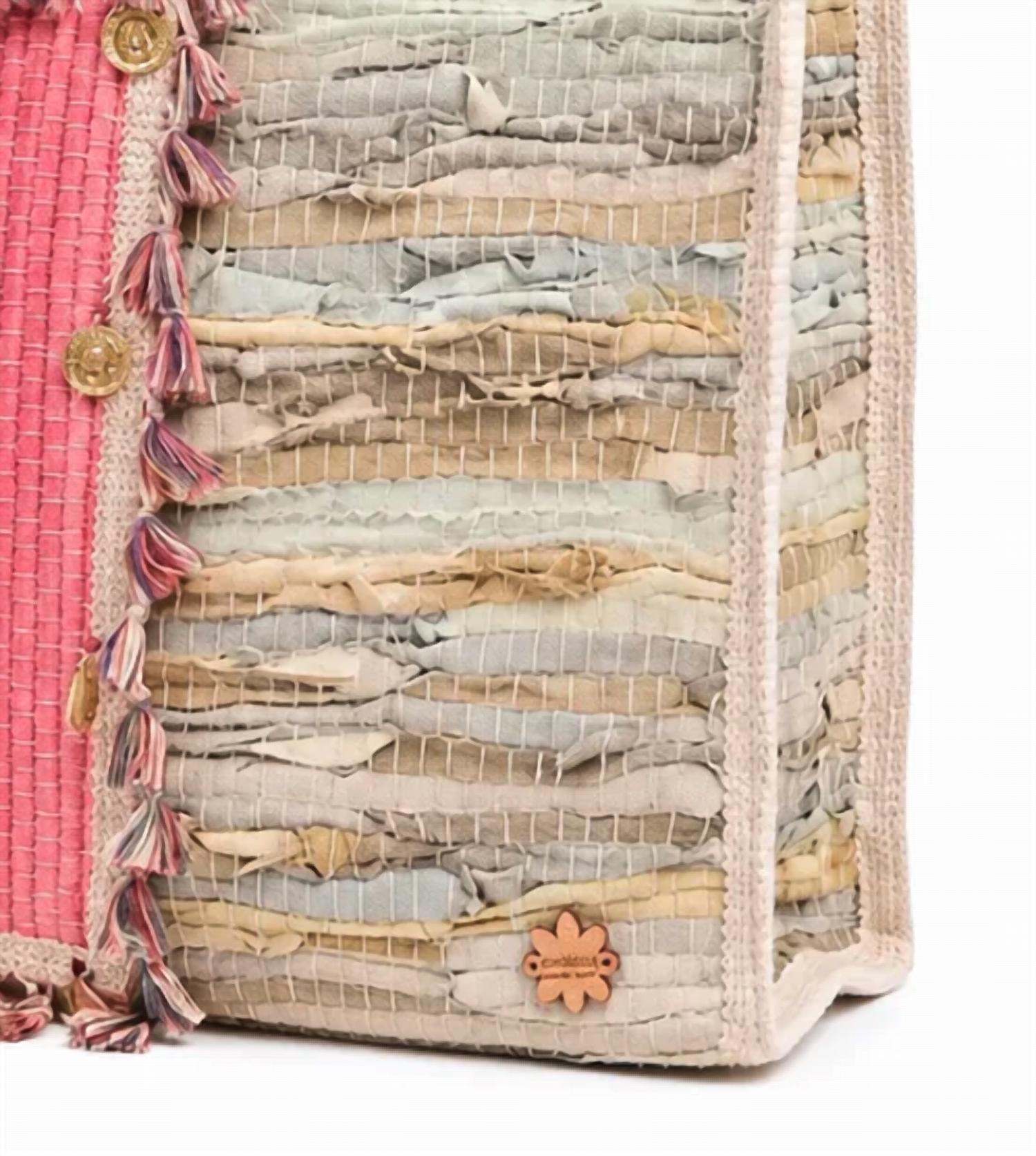 Elektra'S Workshop - Women's Handmade Tassel Tote Bag