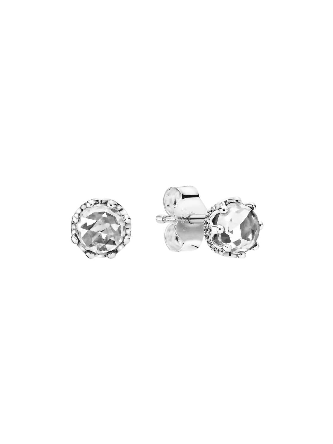 Pandora - Sparkling Crown Stud Earrings