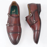 Pastori - Men's Romulus Leather Monk Strap Shoe