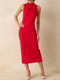 Spanx - Sleeveless T-neck Midi Dress