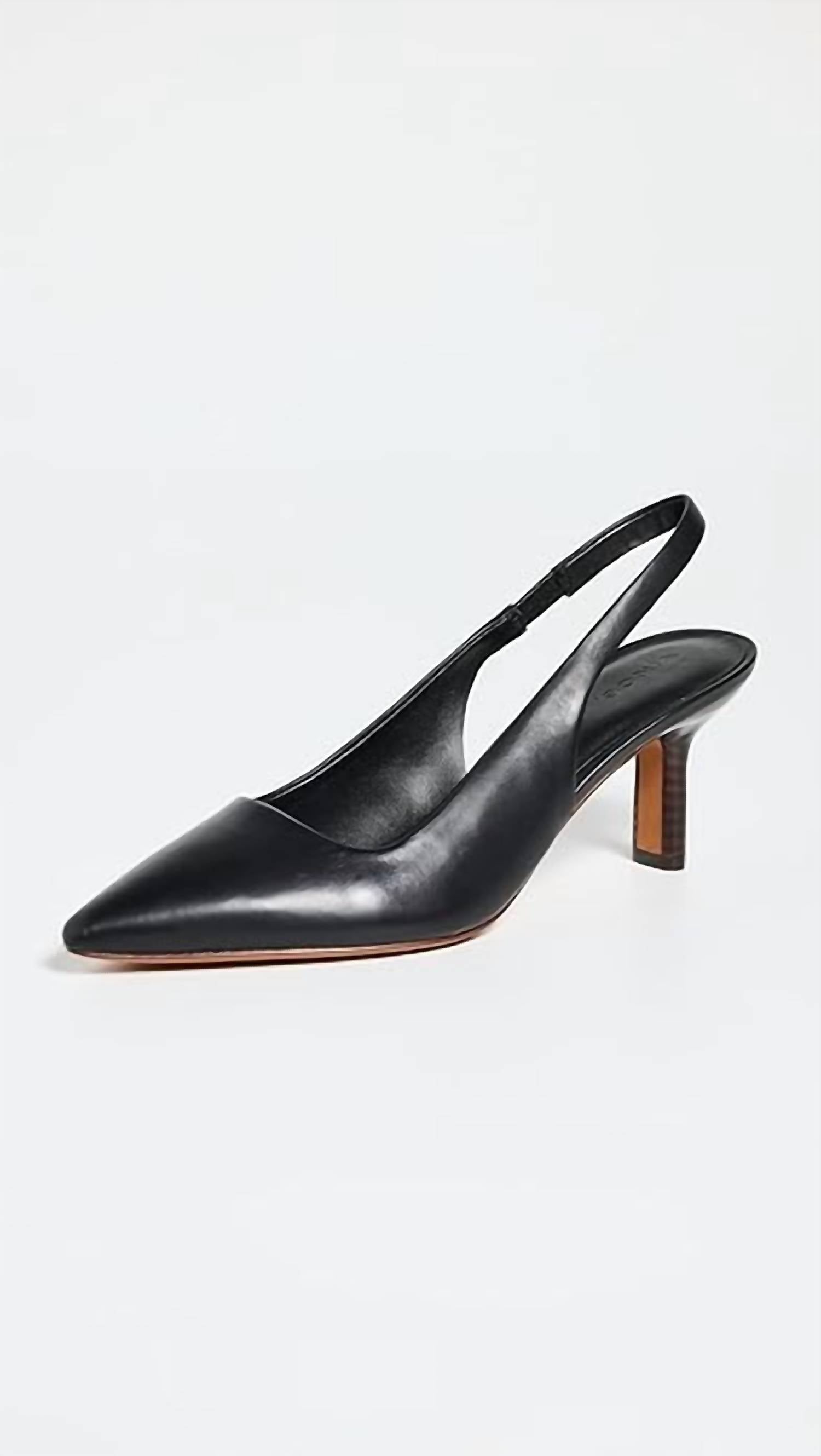 Vince Women's Patrice Slingback Pumps in black 1 - women's heels