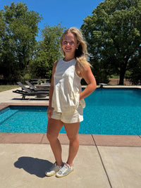 Hyfve - Sleeveless Top & Shorts Set