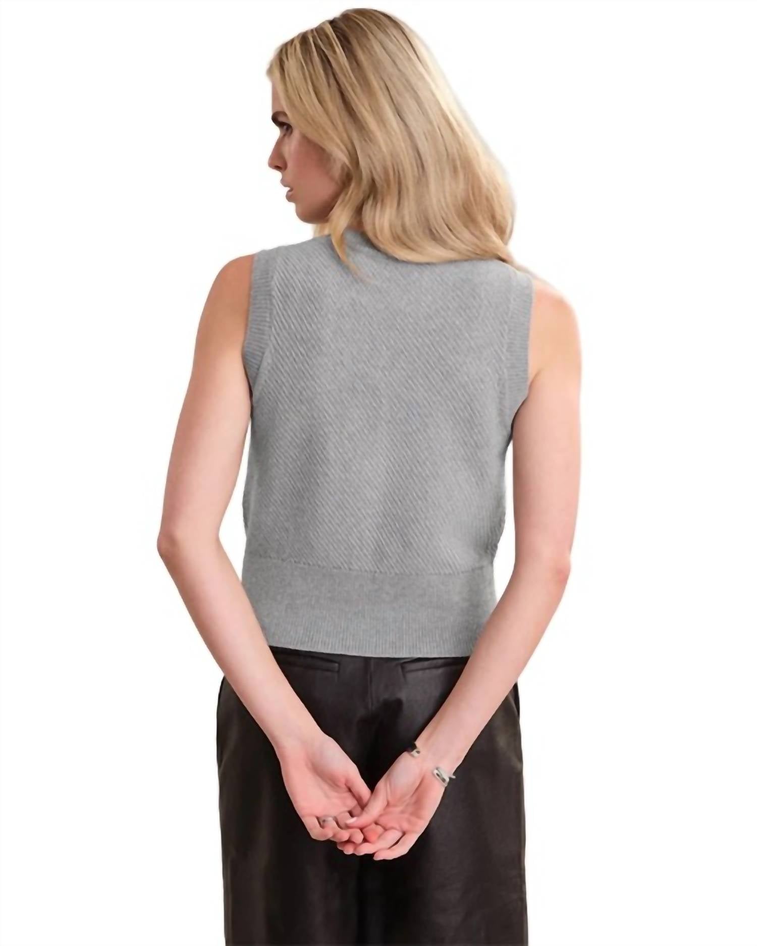 525 America - Kinsley Textured Stitch Shell Tank Top